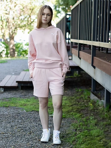 Puma Костюм спортивный женский LOUNGEWEAR SHORT SUIT TR