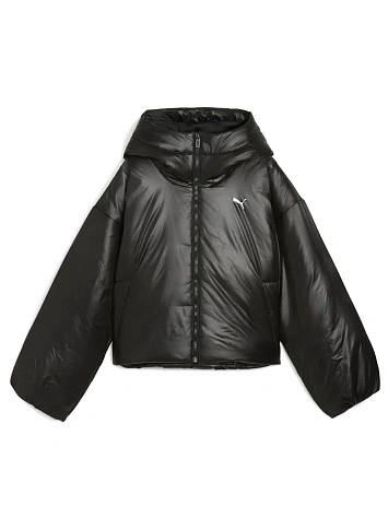 Puma Куртка утеплённая женская WARDROBE ESS SHINY HOODED PADDED JACKET