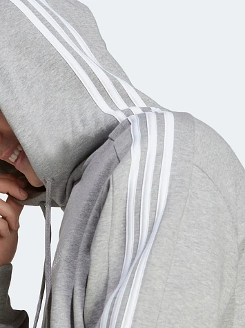 Adidas Джемпер мужской ESSENTIALS FRENCH TERRY 3-STRIPES HOODIE