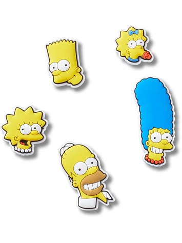 Crocs Набор джиббитс THE SIMPSONS (5шт.)