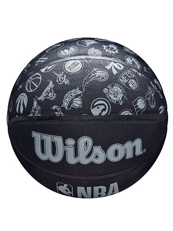Wilson Мяч баскетбольный NBA ALL TEAM BSKT BL SZ7 COMPOSITE LEATHER