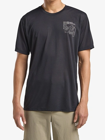 Jack Wolfskin Футболка мужская VONNAN GRAPHIC T M