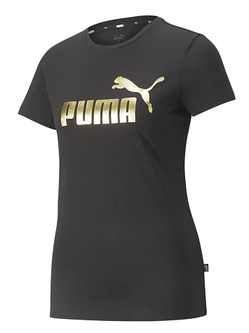 Puma Футболка женская ESS+ METALLIC LOGO TEE