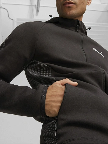 Puma Джемпер мужской EVOSTRIPE FULL-ZIP HOODIE DK