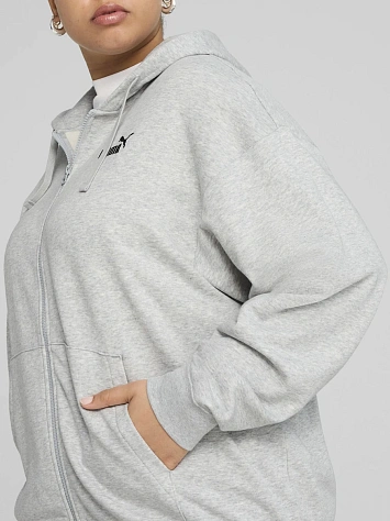 Puma Джемпер женский ESS SMALL NO. 1 LOGO COMFORT FULL-ZIP HOODIE TR