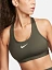 Nike Топ женский DF SWSH MED SPT BRA [зелёный]
