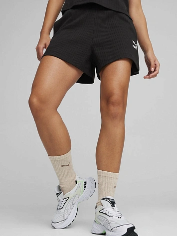 Puma Шорты женские CLASSICS RIBBED A-LINE SHORTS