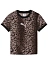 Puma Футболка женская ESS GRAPHICS LEO LUXE BEDAZZLED SLIM TEE [коричневый]