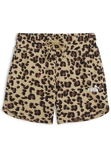 Puma Шорты женские ESS+ ANIMAL 5 AOP SHORTS