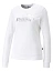 Puma Джемпер женский ESS+ METALLIC LOGO CREW TR [белый]