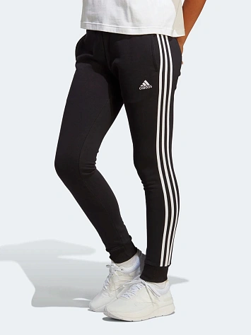 Adidas Брюки женские ESSENTIALS 3-STRIPES FRENCH TERRY CUFFED JOGGERS