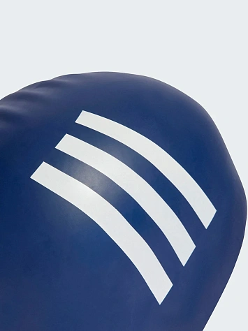 Adidas Шапочка для плавания силиконовая ADIDAS 3-STRIPES SWIM CAP