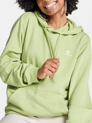 Converse Джемпер CONVERSE GO-TO EMBROIDERED STAR CHEVRON BRUSHED BACK FLEECE HOODIE