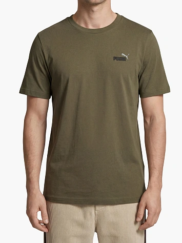 Puma Футболка мужская ESS 2 COLOR SMALL NO. 1 LOGO TEE