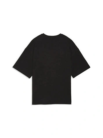 Puma Футболка женская ESS GRAPHICS LEO LUXE BEDAZZLED OVERSIZED TEE