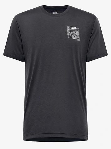Jack Wolfskin Футболка мужская VONNAN GRAPHIC T M