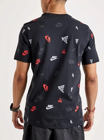 Nike Футболка мужская NSW TEE 12MO AOP SP25