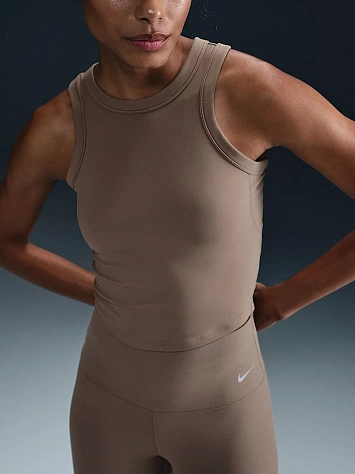 Nike Топ женский ONE FITTED DF CROP TANK