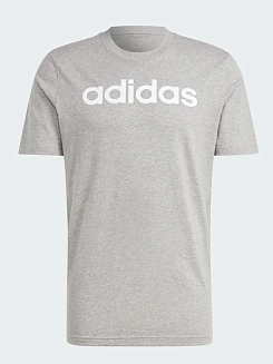 Adidas Футболка мужская EMBROIDERED LOGO T-SHIRT LINEAR JERSEY SIMPLE ESSENTIALS
