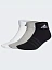 Adidas Носки THIN AND LIGHT ANKLE SOCKS 3 PAIRS (3 пары) [серый]