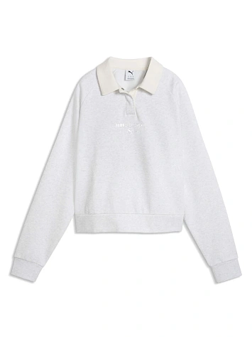 Puma Джемпер женский CLASS RELAXED LONGSLEEVE POLO FL