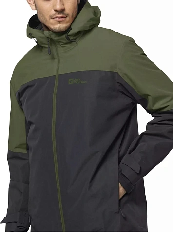 Jack Wolfskin Куртка утеплённая мужская 3 в 1 GLAABACH 3IN1 JKT M