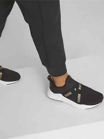 Puma Кроссовки женские WIRED RUN SLIPON METALLICS