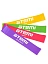 Atemi Набор ленточных эспандеров (4 шт.) [мультицвет]