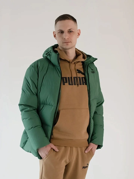 Puma Куртка-пуховик мужская HOODED DOWN PUFFER