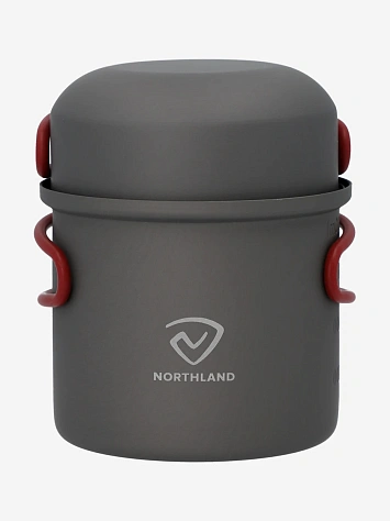 NORTHLAND Набор посуды: котелок 2 шт, миска 2 шт