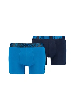 Puma Трусы мужские PRINTED ELASTIC BOXER (2 шт.)