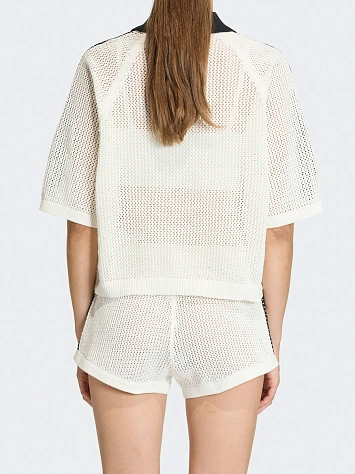 Adidas Поло женское CROCHET POLO