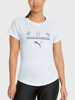 Puma Футболка женская RUN 5K LOGO SS