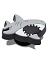Crocs Джиббитс LIL SHARK [серый]