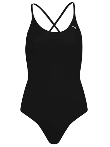 Puma Купальник совмещённый женский SWIM WOMEN V-NECK CROSSBACK SWIMSUI