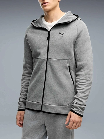Puma Джемпер мужской PUMATECH ELEVATED FULL-ZIP HOODIE DK