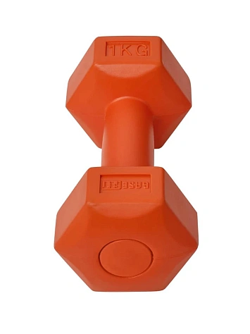 Basefit Гантель гексагональная, 1 кг. (2 шт.)