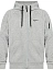 Nike Джемпер мужской M NK TF HD FZ [серый]