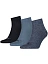 Puma Носки UNISEX QUARTER PLAIN (3 пары) [синий-матовый]