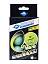 Donic Мячи для настольного тенниса GLOW INTHE DARK (6 шт.) [зелёный]