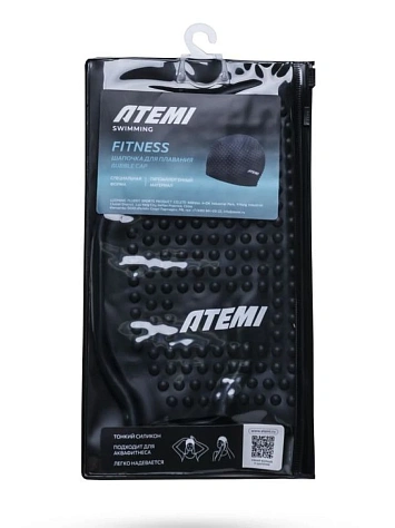 Atemi Шапочка для плавания силиконовая BUBBLE CAP