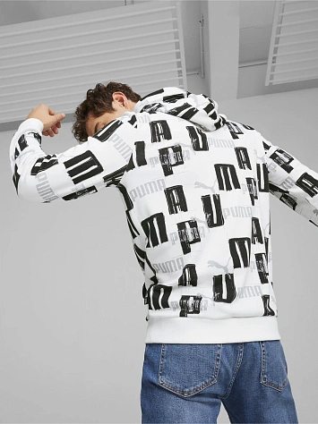 Puma Джемпер мужской ESS+ LOGO LAB AOP HOODIE TR