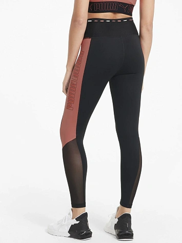 Puma Леггинсы женские TRAIN LOGO BLOCK HIGH WAIST 7/8