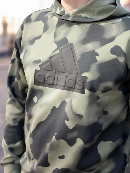 Adidas Джемпер мужской M FI BOS HD AOP