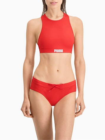 Puma Топ женский SWIM WOMEN RACERBACK SWIM TOP 1P