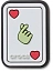 Crocs Джиббитс HEART CARD [белый]