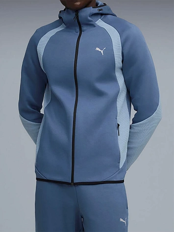 Puma Джемпер мужской EVOSTRIPE FZ HOODIE DK