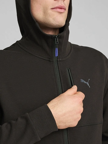 Puma Джемпер мужской OPEN ROAD FULL-ZIP HOODIE DK PUMA BLACK