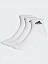 Adidas Носки THIN AND LIGHT ANKLE SOCKS 3 PAIRS (3 пары) [белый]