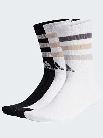 Adidas Носки BOLD 3-STRIPES CUSHIONED CREW SOCKS (3 пары)